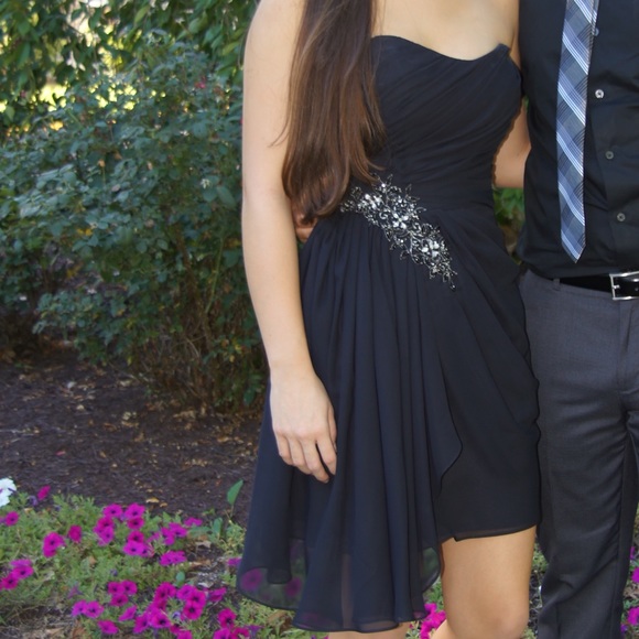 Black Jordan Strapless Dress - Picture 2 of 2